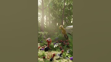 The hardworking Ant and lazy Grasshopper | Inspiring kids story #shorts #kids #kidsvideo #story