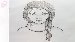 Very easy drawing of girl face step by step.it is a clear-cut,easily
understood detailed method to help you.