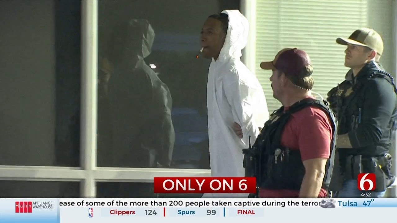 Police Arrest 1 Suspect Accused In Deadly Shooting At Tulsa Bank - YouTube