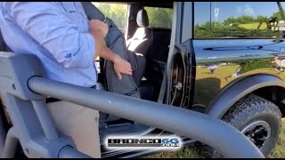 Athlete Statistics 2021 Ford Bronco Tube Doors & Front Seat Tilt / Fold Demonstration