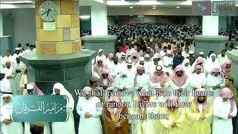 سورة الأعراف من صلاة التهجد ليلة 28 _ رمضان _ 1439  للشيخ ياسر الدوسري ابداع وخشوع