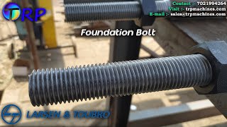Foundation Bolt Machine | Rebar Threading Machine | Chaser | TMT Bar Threading | Lanco Chaser