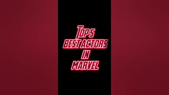 Top 5 best actors 😎 in❤ marvel🤍 // #shorts #marvel