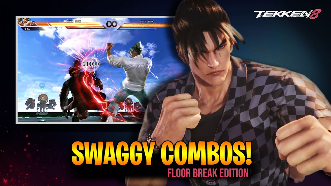 Jin Kazama: Swaggy Floor Break Combos (Tekken 8)