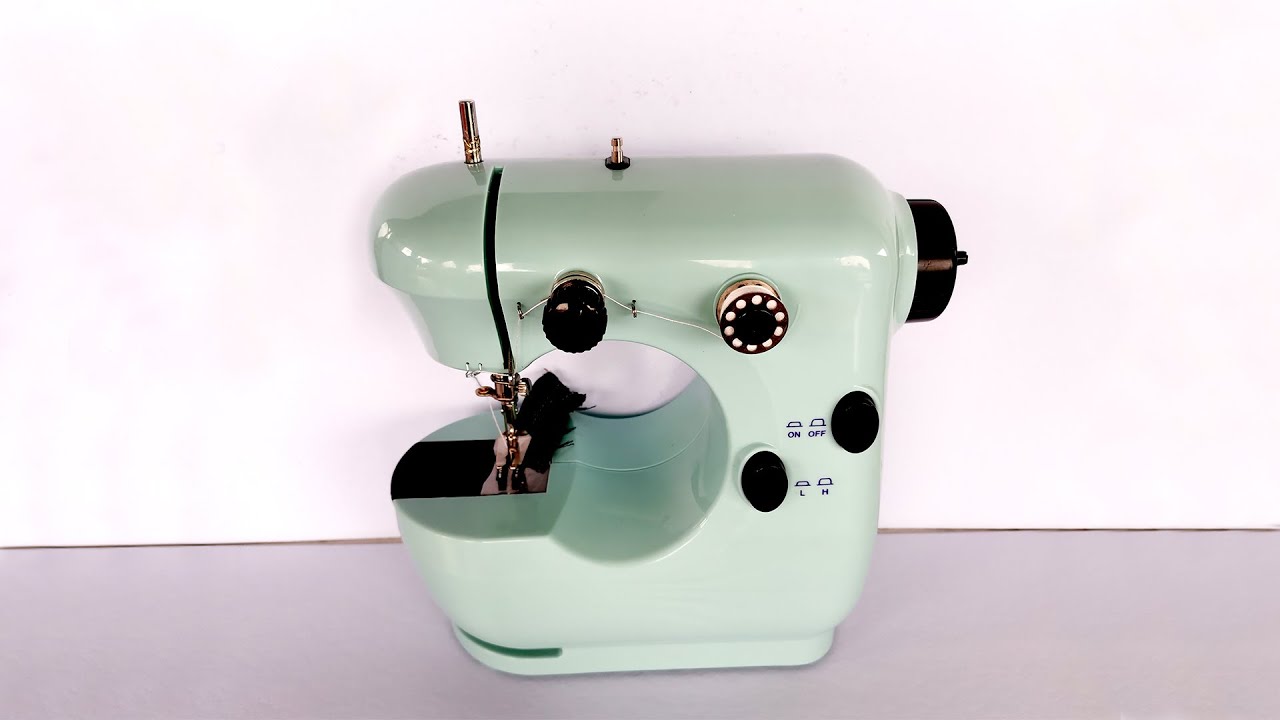 How to Operate a Portable Mini Sewing Machine FHSM 505 - NEX