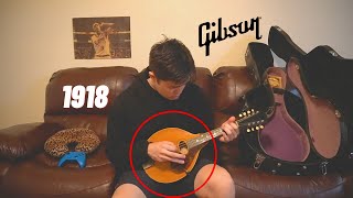 I Bought A 100 Year Old Gibson Mandolin... And Im Very Surprised