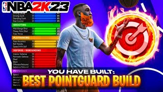 NBA 2K23  NEXT-GEN AND CURRENT-GEN BEST PG BUILD | COMPLETE COMP POINT GUARD!