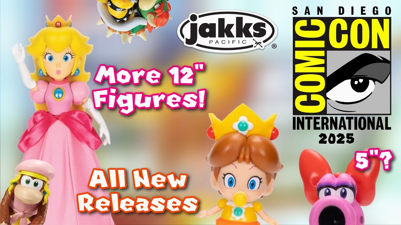 All News From Jakks Mario SDCC Panel | Birdo 5", Baby Daisy 2.5" & More 2025