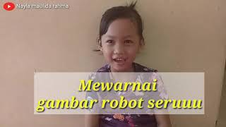MEWARNAI GAMBAR ROBOT