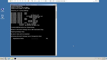 Prepare Schema for Exchange Server 2007 Installation in Server 2008 R2