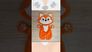 Fox Stuffed Toy In The Hoop ITH Pattern plush Toy digital design for Machine Embroidery