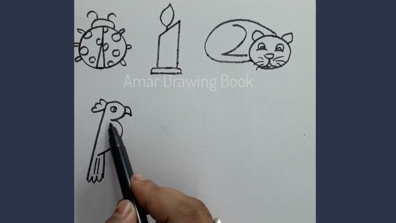 How to draw numbers 1-10 | Learn to count 1 to 10 and colors for kids -  YouTube