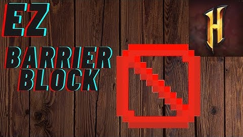 hypixel skyblock glitched items: the barrier