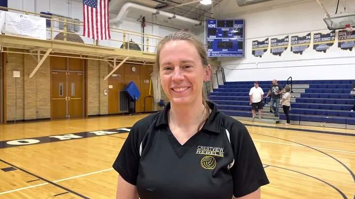 Crestview Volleyball Postgame Interview With Alish...