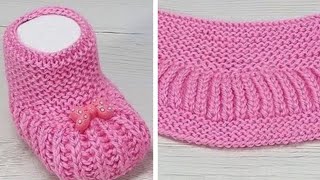 : Very easy to knit baby booties /shoes/socks step by step with written instructions.