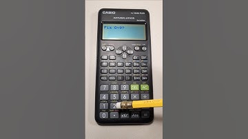 Hoe decimalen afronden met de FIX-modus op de Casio Scientific Calculator fx-100AU