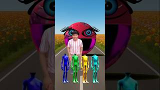 equal dame tu cosita 4 ALL colors alien dance vs pac man &amp; bus driver tom #shorts #youtubeshorts