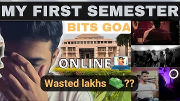 My First Semester at BITS PILANI GOA | Online College Life🥺 | BITS PILANI | BITS GOA