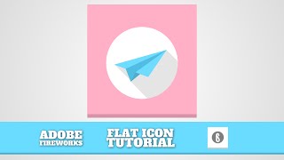 SIMPLE FLAT ICON DESIGN (Adobe Fireworks CS6)
