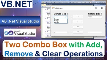 P53 | Two Combo Box with Add, Remove & Clear Operations | VB.NET