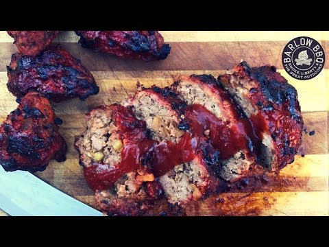 Grilled BBQ Meatloaf Recipe with Bourbon BBQ Sauce on the Weber Kettle Grill | Barlow BBQ