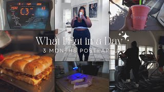 My FIRST Time in the Gym Since GIVING BIRTH + What I Eat in a Day POSTPARTUM &amp; More!