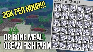 The BEST New Minecraft Bedrock Bonemeal Farm