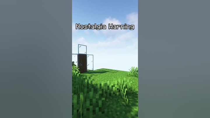 Minecraft NOSTALGIA #shorts