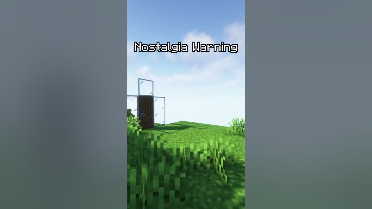 Minecraft NOSTALGIA #shorts