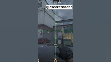 TRAIN A CONN PERFECT SMOKE FROM CROSSING #csecretnades #train #cs2 #utils
