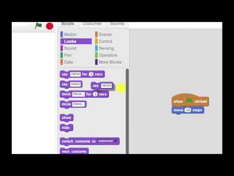 Programming for Beginners - Build games using Scratch : Simple Moving