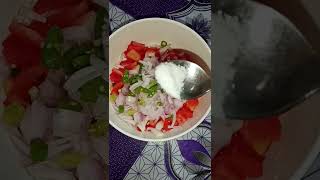 Tamato Salad Recipe -Tamato starter - Fast & Easy shortvideo