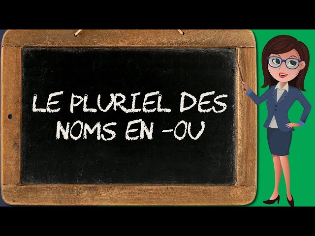 Comptine des mots en OUX au pluriel