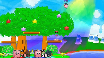 SSF2 Kirby upthrow glitch