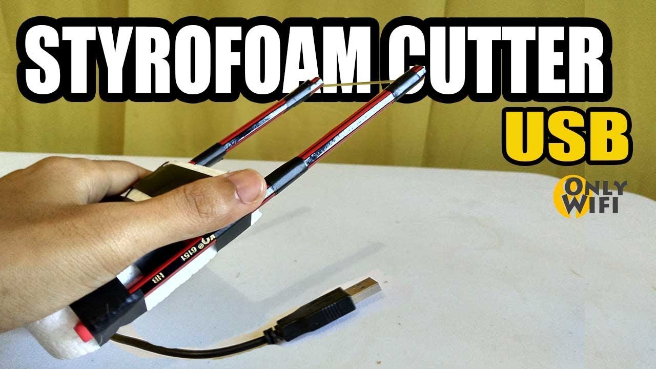 DIY Hot Wire Foam Cutter for handicraft in 20 minutes 