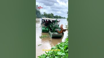 Máy hút bùn di chuyển sông lớn nghiên tàu | vùng quê MINH CÔNG