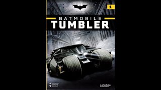 Build the Batmobile Tumbler issues 62 to 64 from Hachette