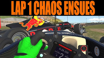 LAP 1 CHAOS! IRacing F3 at Suzuka