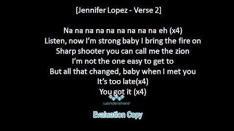 Thumbnail of Jennifer Lopez Ft. Lil Wayne - I'm Into You - Lyrics( Original Version)