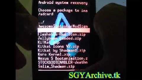 How to Install Jellylaoded on Samsung Galaxy Y