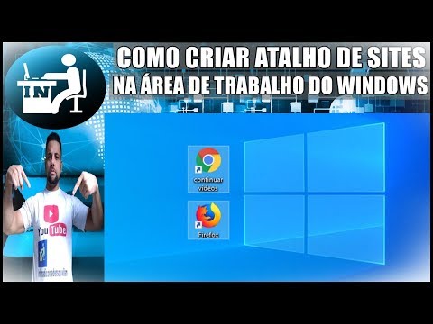 Como Fixar Atalhos de Sites Na Área de Trabalho Do Sistema  Windows Usando o Chrome ou Firefox