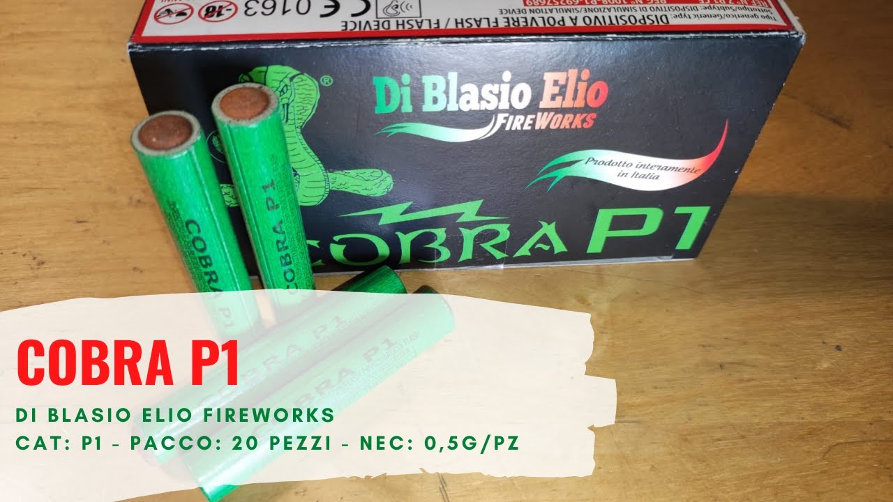 Test Emettitore COBRA P1 di Di Blasio Elio Fireworls 