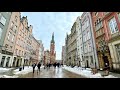 Gdańsk, Poland (Old Town) Walking Travel Tours | 4K60