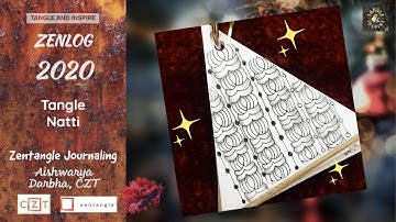 31Days Zentangle Journaling - Tangle Natti - CZT Aishwarya Darbha