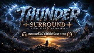 Thunder Surround ⚡ | Epic Cinematic Music | Powerful Storm Soundtrack | #testing #sound