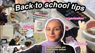 Back to school tips 📚 | افكار ونصائح قبل الدراسة