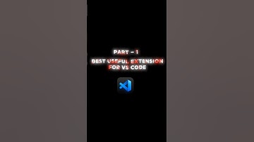 TOP VScode Extensions You Need to Know About NOW #shorts #short #coding
