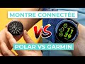 Polar ou garmin  quelle montre connecte choisir 