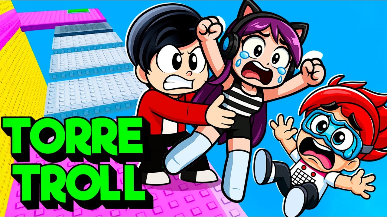 TROLLEO a MI FAMILIA en la TORRE TROLL DE LOS ABRAZOS !! Hug Troll Tower 🤗