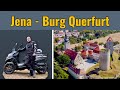 Mit dem Piaggio MP3 530 von Jena  zur Burg Querfurt